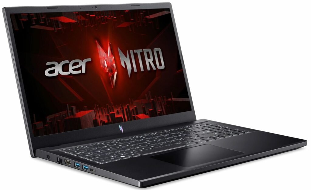 Top 10 Laptops Under $1,000 in Australia: 2025 Buyer's Guide 4 acer nitro v 15 anv15 51 non fingerprint with backlit on wp logo black 02.tif custom scaled e1695938700395