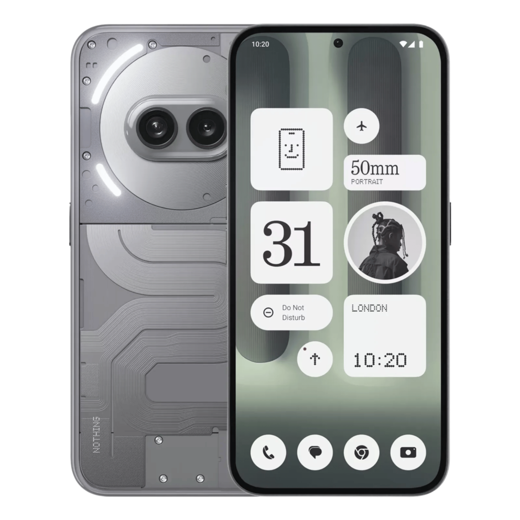 Nothing Phone 2a Smartphone Review: A Budget Marvel with Unique Flair 3 nothing phone 2a plus 5g grey 256gb 12gb ram front back view