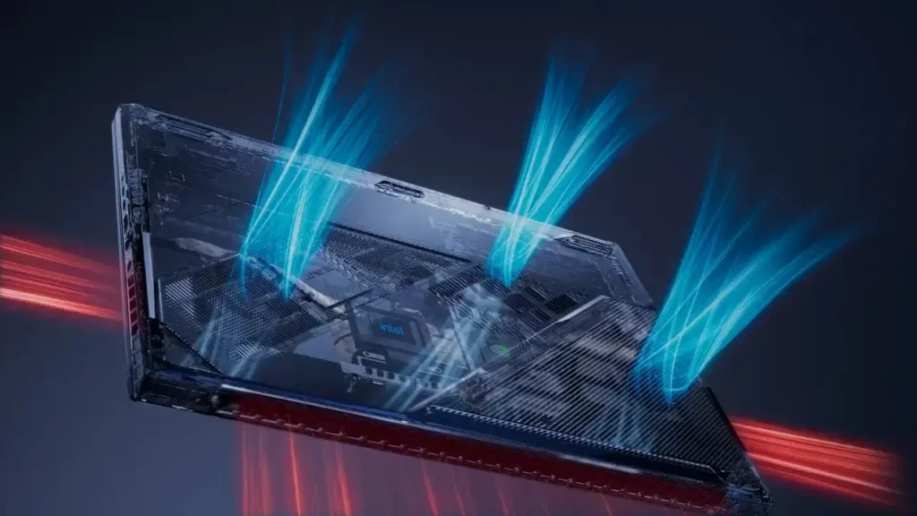 rog intelligent cooling diagram
